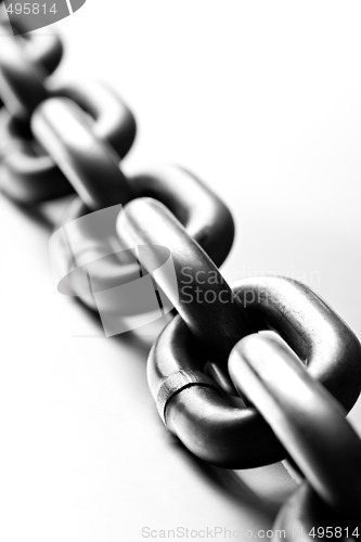 Image of chain macro on white