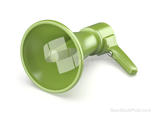 Image of Green electric megaphone