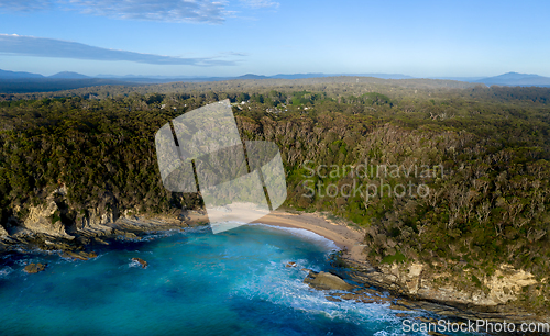 Image of Small secluded beach among the bush Australia