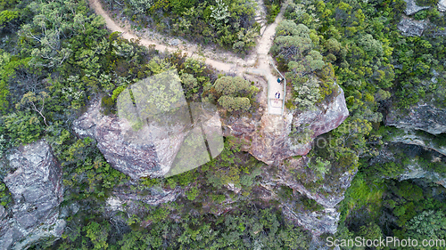 Image of Birds eye view Blue Mountains Australia