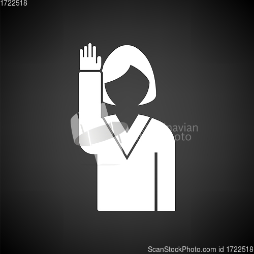 Image of Voting Lady Icon