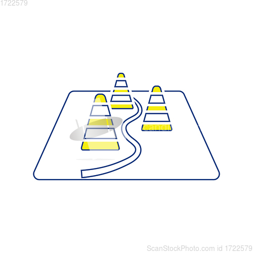 Image of Icon of football training cones