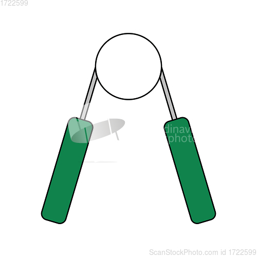 Image of Flat design icon of Hands expander