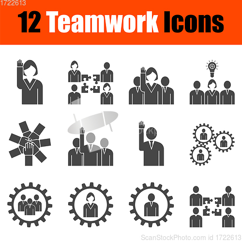 Image of Teamwork Icon Set