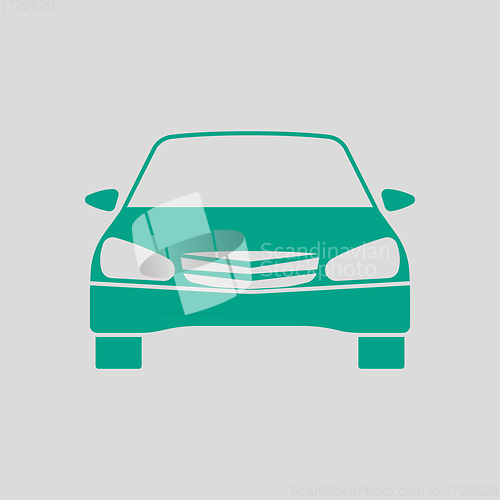 Image of Sedan Car Icon Front View