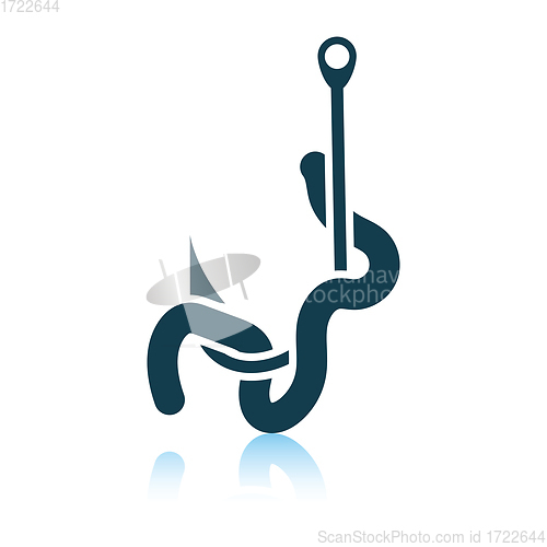 Image of Icon of worm on hook