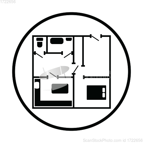 Image of Icon of apartment plan