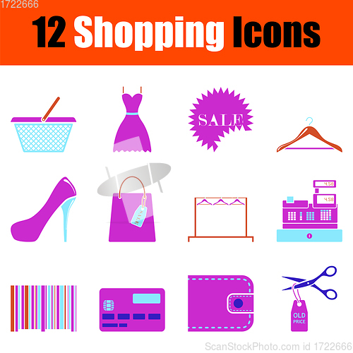 Image of Set of Shopping Icons