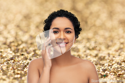 Image of portrait of young african american woman