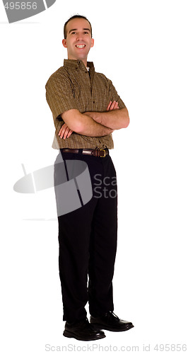 Image of Isolated Businessman 