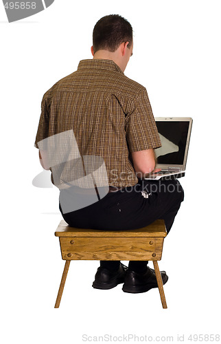 Image of Working On Laptop