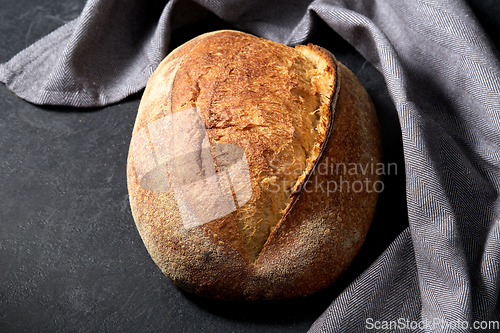 Image of homemade craft bread on table