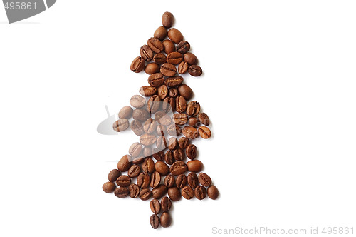 Image of Coffee christmas tree