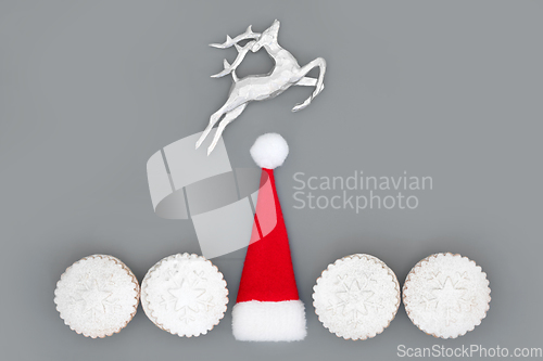Image of Traditional Christmas Holiday Festive Symbols 