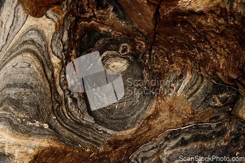 Image of Wild stone texture of weathered rock