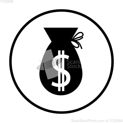 Image of Money Bag Icon