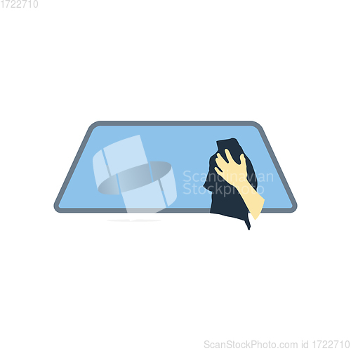 Image of Wipe car window icon