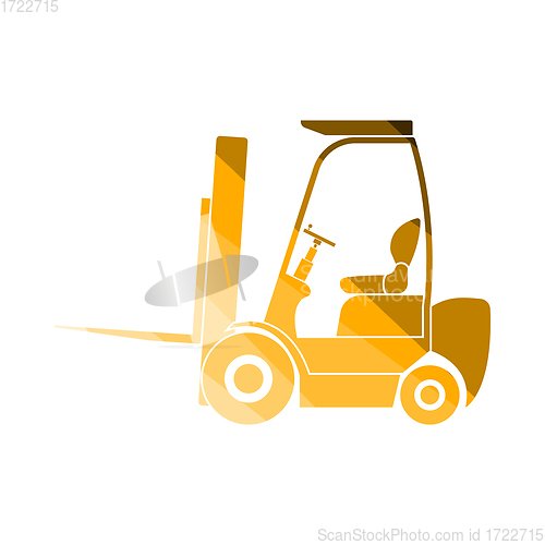 Image of Warehouse Forklift Icon