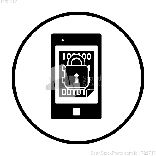 Image of Mobile Security Icon