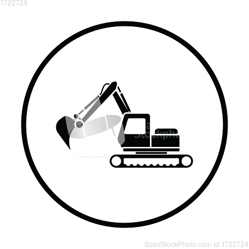 Image of Icon of construction excavator