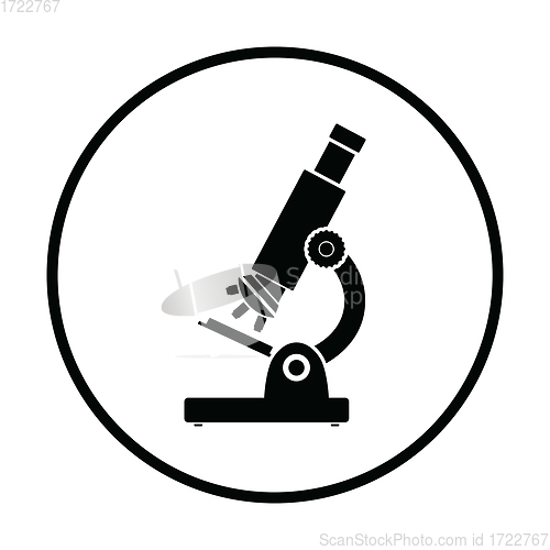 Image of School microscope icon