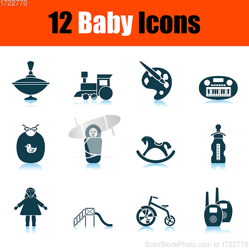 Image of Baby Icon Set