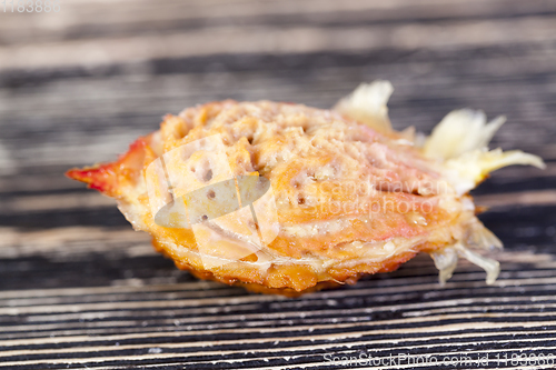 Image of one bone of ripe peach