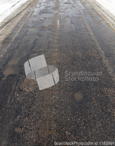 Image of Road under the snow