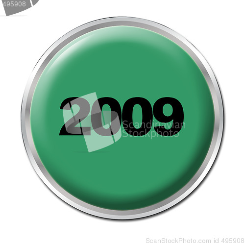 Image of Button To Start the New Year