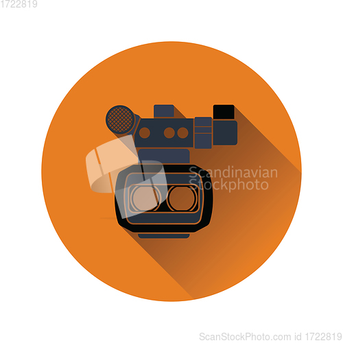 Image of 3d movie camera icon