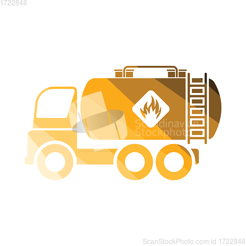 Image of Fuel tank truck icon