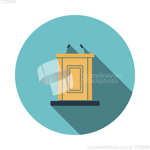 Image of Witness stand icon