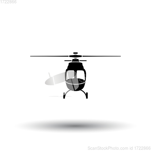 Image of Helicopter icon front view