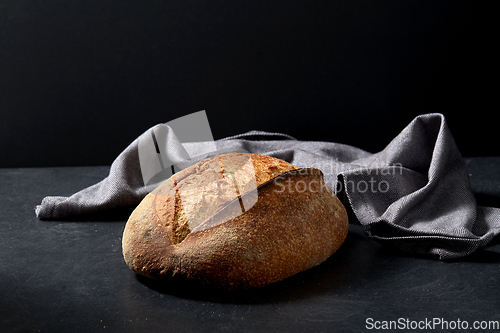 Image of homemade craft bread on table