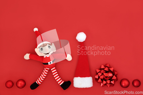 Image of Christmas Eve Traditional Santa Symbols  