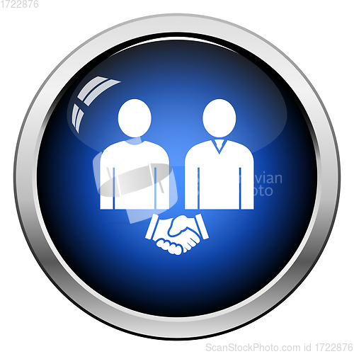 Image of Two Man Making Deal Icon