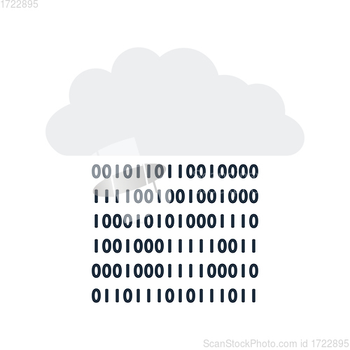 Image of Cloud Data Stream Icon