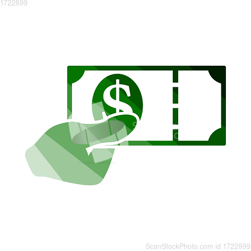 Image of Hand Holding Money Icon