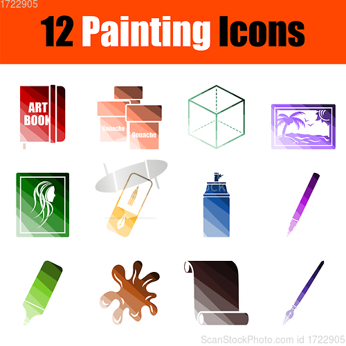 Image of Painting Icon Set