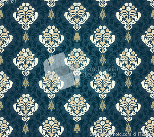 Image of Damask Seamless Pattern