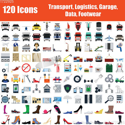 Image of Set of 120 Icons