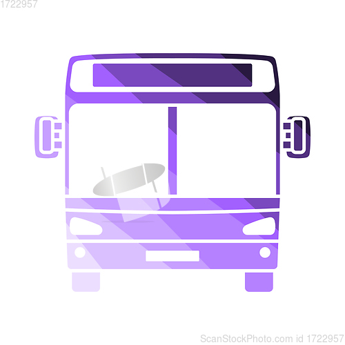 Image of City Bus Icon Front View