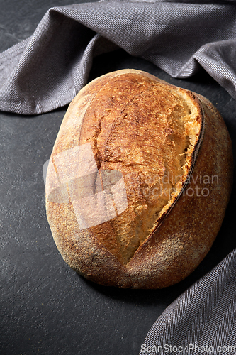 Image of homemade craft bread on table