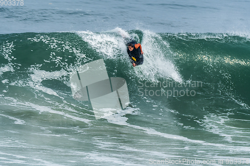 Image of Bodyboarder in action