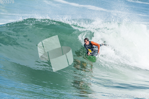 Image of Bodyboarder in action