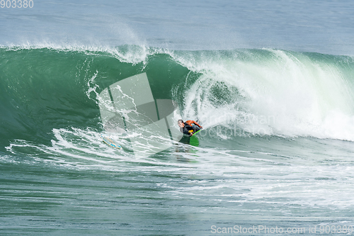 Image of Bodyboarder in action