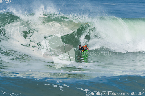 Image of Bodyboarder in action