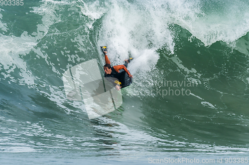 Image of Bodyboarder in action