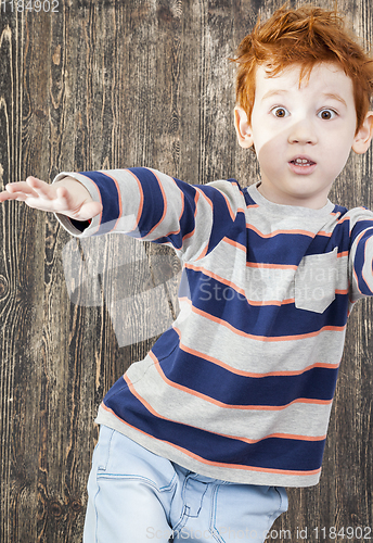 Image of boy falls down