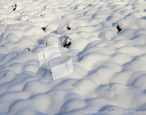 Image of wavy snow surface